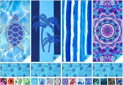 Beach Towels 4 Pack - Oversized Microfibre Quick Dry - Brand New