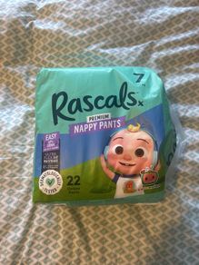Rascals size 7 nappy pants