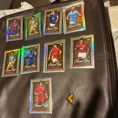 Topps Chrome Premier League Chrome King Insert Card Collection (9 Cards incl. Emerald Zola)