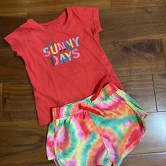 Girl's Summer Outfit - Top and Short