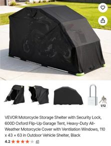 Motor Bike Shed/cover