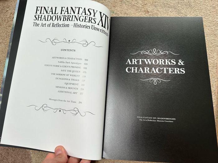 FFXIV Shadowbringers Artbook
