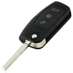 Uncut Replacement Blank Car Shell Key Fob 3Button for Ford Focus Fiesta C Max Ka