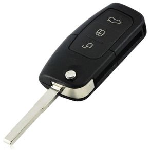 Uncut Replacement Blank Car Shell Key Fob 3Button for Ford Focus Fiesta C Max Ka