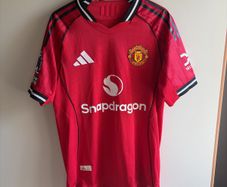 Adidas Manchester United Home Shirt 2024/25 Snapdragon Red