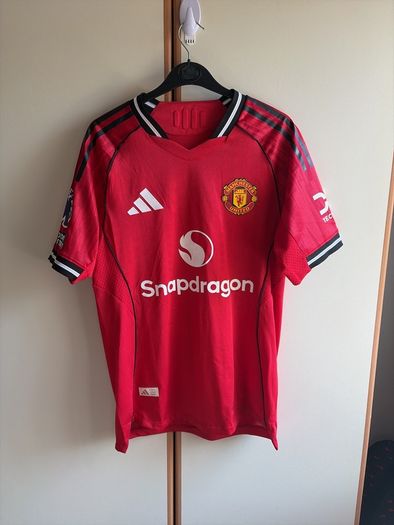 Adidas Manchester United Home Shirt 2024/25 Snapdragon Red