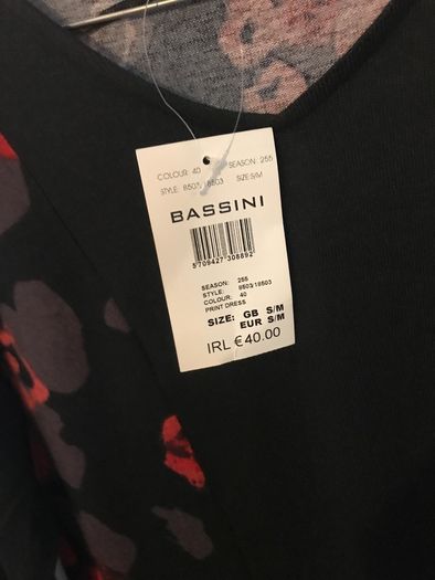 new bassini dress RRP 40E
