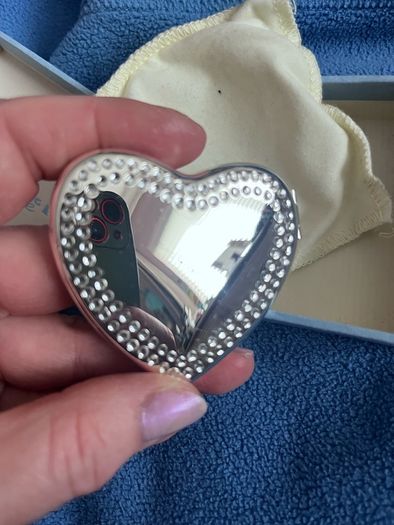 New  Newbridge silverware compact mirror
