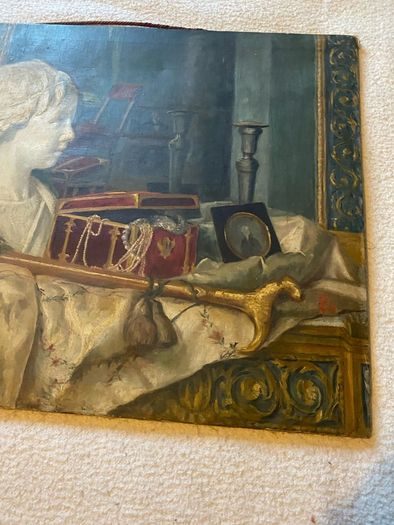painting a very nice still life unframed