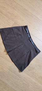 Brown Skort With Belt - M