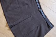 Brown Skort With Belt - M