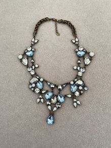 Zara large stone necklace