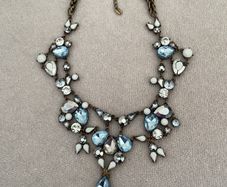 Zara large stone necklace