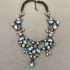 Zara large stone necklace