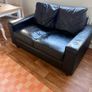 Leather 2 seater couch Image 3