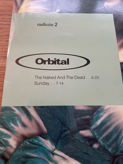 Orbital - Radiccio 2 - 12" Vinyl EP - 1992 Internal Records