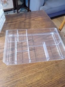 Acrylic make up storage trays x 4