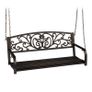 Outdoor hanging bench made of metal Image 2