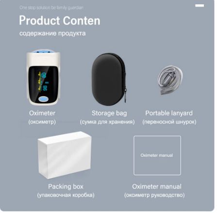 Medical Finger Pulse Oximeter Blood Oxygen Saturation Meter