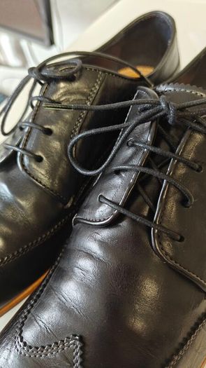 Designer Paul Smith Black Leather Oxford Men's Shoes