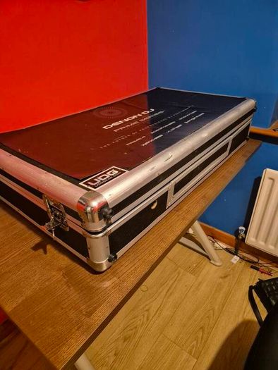 denon prime with decksaver and case
