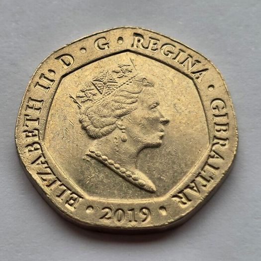 Gibraltar Coin 20 Pence Island Games
