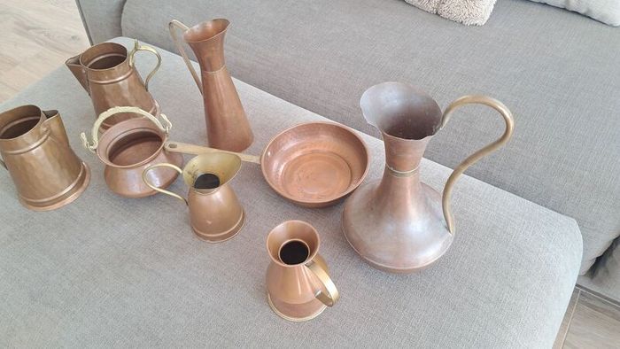 copper and brass  collectables