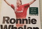 Ireland and liverpool legend Ronnie whelan signed book