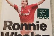 Ireland and liverpool legend Ronnie whelan signed book