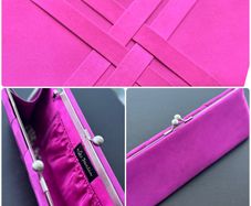 wedding bag fuchsia pink
