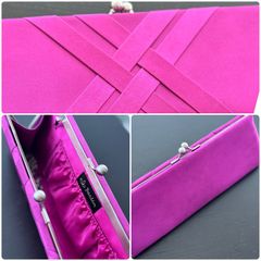 wedding bag fuchsia pink