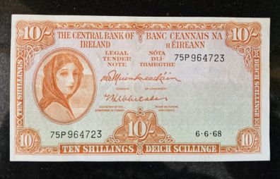 10 Shillings Lady Lavery 1968 Banknote
