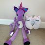 Wearable unicorn plush with unicorn themed accessories Image 3