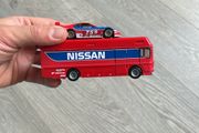 hot wheels Nissan team transport