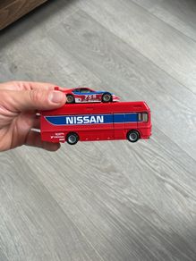 hot wheels Nissan team transport