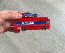 hot wheels Nissan team transport