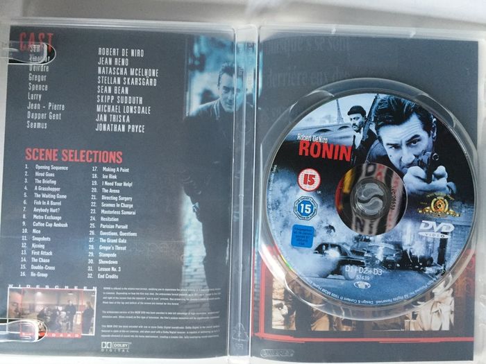 Ronin [1998] John Frankenheimer Film (Robert DeNiro) [Movie DVD]