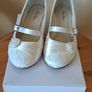 Girls Holy Communion/Flower girl Shoes (Ivory) Image 3