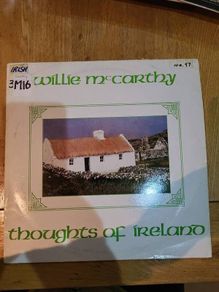 Willie McCarthy Thoughts Of Ireland LP Vinyl Record