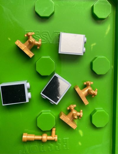 lego Taps and mirror bricks