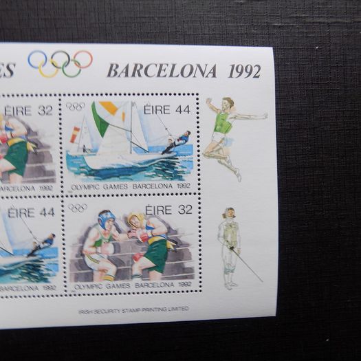 Ireland 1992.Stamp Miniature Sheet.Olympic Games,Barcelona.MNH.