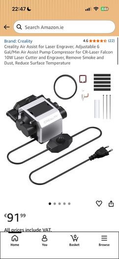 Creality Air Assist for Laser Engraver