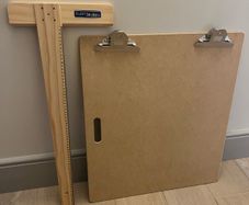A2 drawing board with T-Square (rarely used, as new)