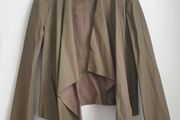 Zara Faux Leather Jacket Size Large