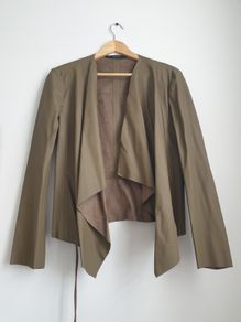 Zara Faux Leather Jacket Size Large