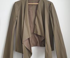 Zara Faux Leather Jacket Size Large