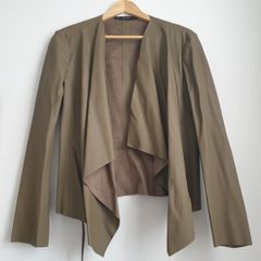 Zara Faux Leather Jacket Size Large