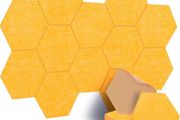 NEW SALE | 12 Pcs Self-Adhesive Acoustic Absorption Panels, High Density 12" X 10" X 0.4" Soundproof Acoustic Panel, Hexagon Sound Absorbing Panels for Recording Studio &amp; Home &amp; Offices