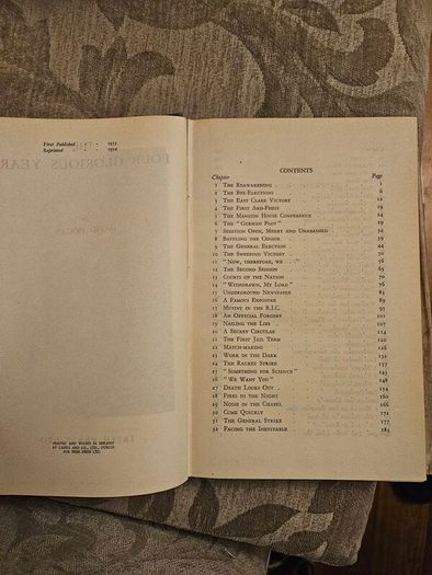 The Four Glorious Years.  By Frank Gallagher  Under The Pen Name David Hogan. 1953 Hardback With Dustjacket In Good Condition.  See Photos For Same.