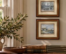 Pair of R.W. Young signed prints - Hillsborough & Muckish